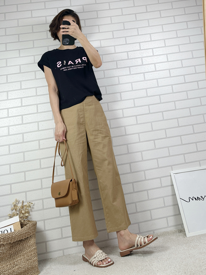 闆娘推薦! 甜酷風都可搭的修飾寬褲