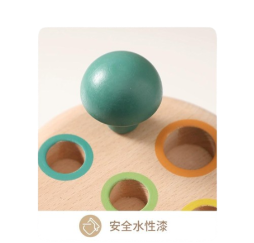 【健智遊戲】穿繩訓練磨菇