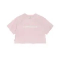 [S] COVERNAT WOMAN ICE STRING CROPPED T-SHIRT,LIGHT PINK, CO2402ST89LP (SCN32)
