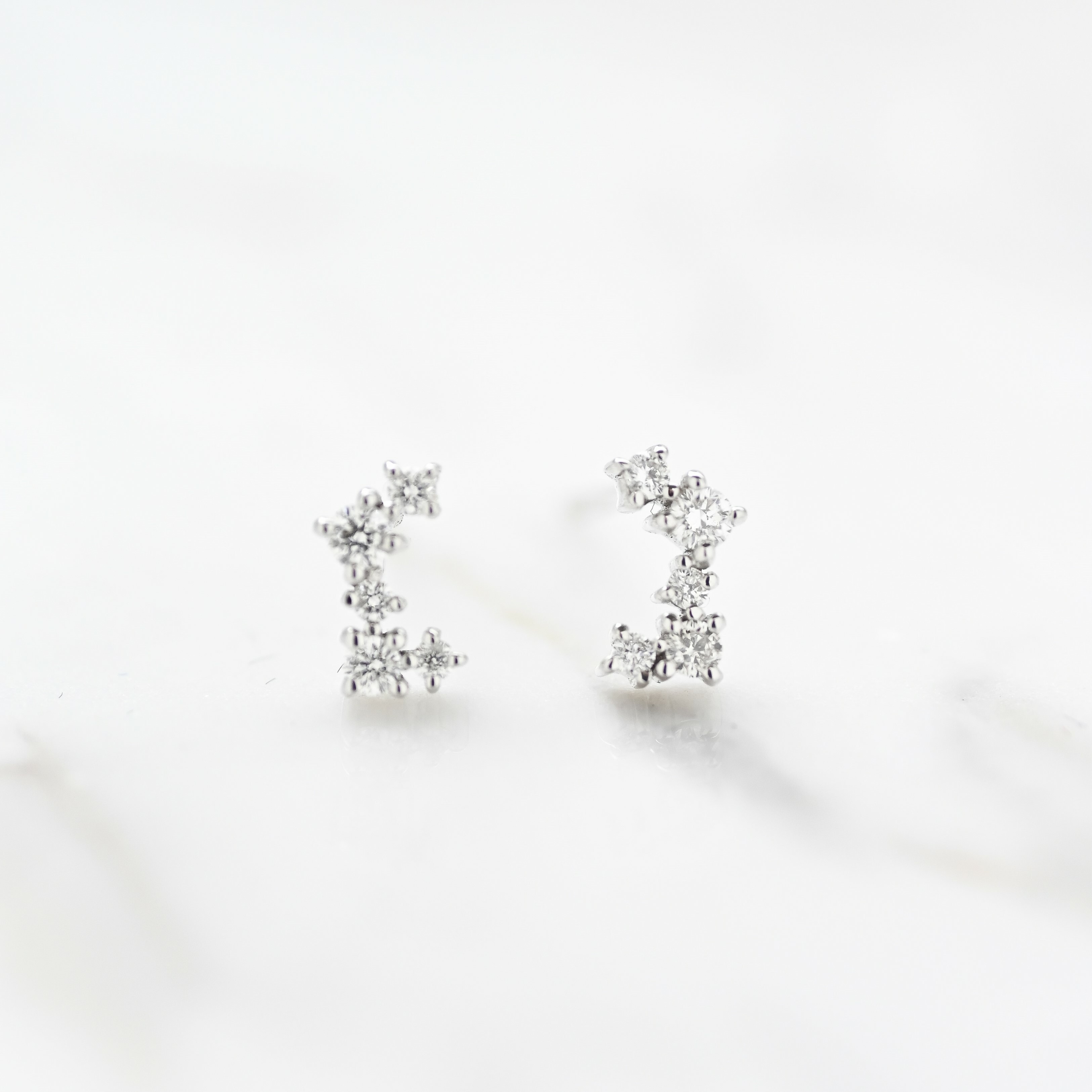 18K Diamond Earrings