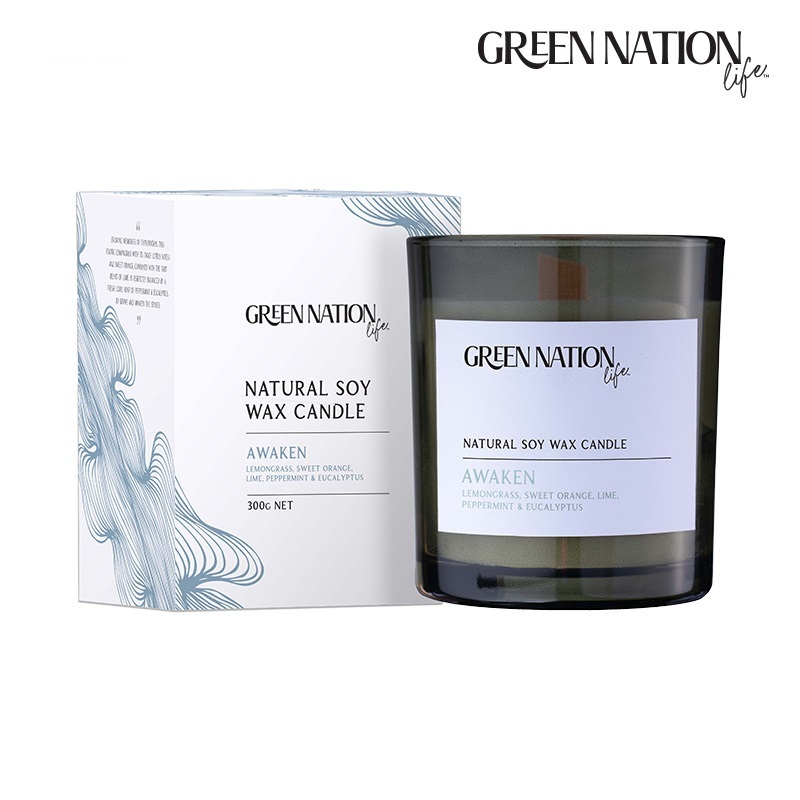 澳洲 Green nation life 奢華香氛 大豆蠟燭 - 喚醒