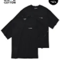 ★COVERNAT★ 2PACK Cool Cotton T-Shirt Black White CO2402STE MUSINSA | COVERNAT [2PACK] Cool Cotton T-shirt Black+White