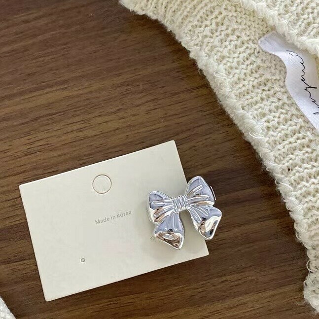 U17緞帶蝴蝶結壓夾（單支）