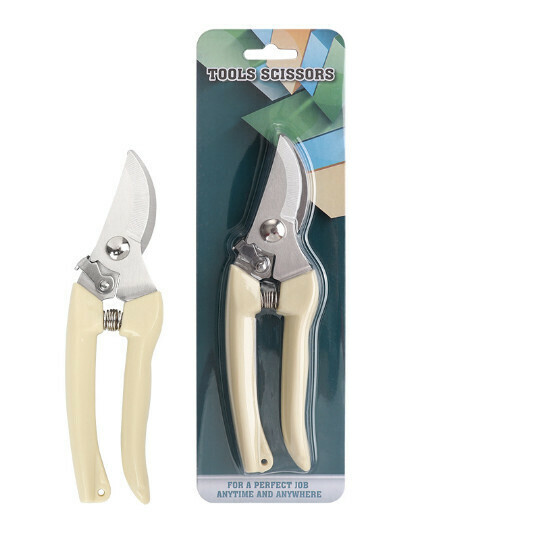 Gardening tools pruning shears [K402 apricot curved mouth pruning shears]