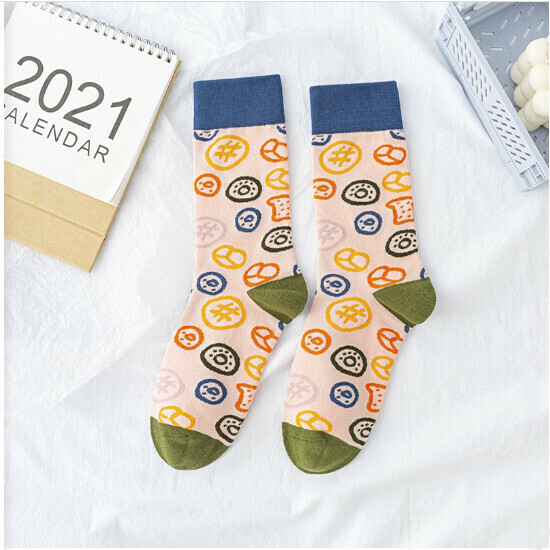 Men's and women's colored socks (model 10)