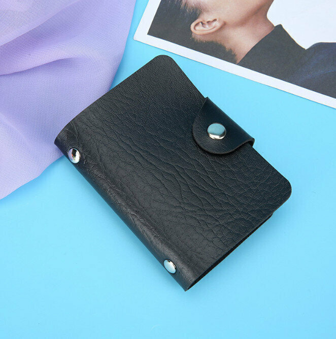 Small Card Holder (Black) (5 Card Slots)
