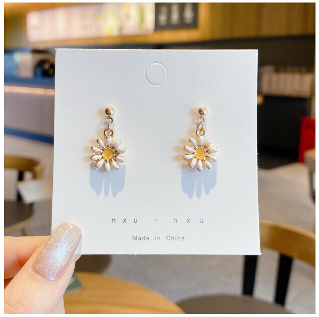 Fashion Pop Earrings (86# Yellow Flore)