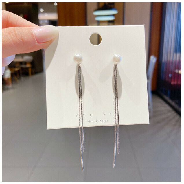 Fashion Pop Earrings (98# Pearl Tassel)