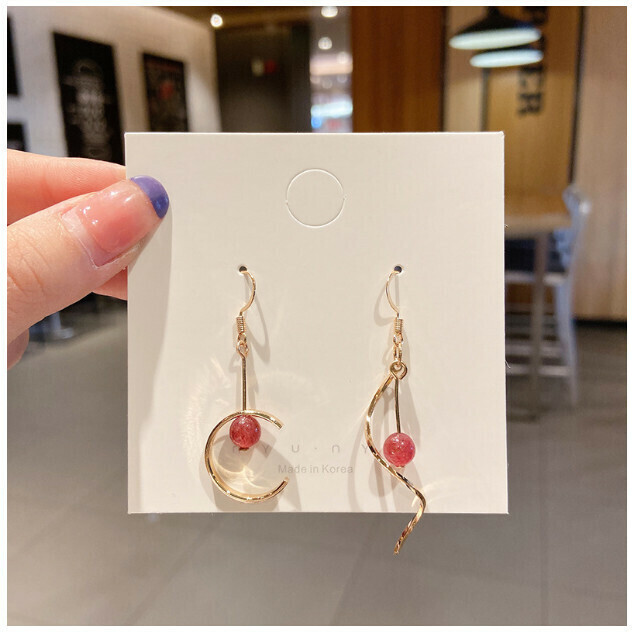Fashion Pop Earrings (42# Asymmetrical Ear Hooks)