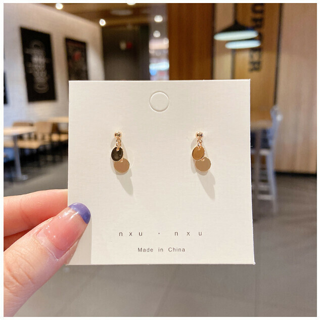 Fashion Pop Earrings (27# Gold Rings)