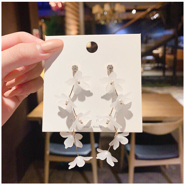 Fashion Pop Earrings (87# Transparent Flore)