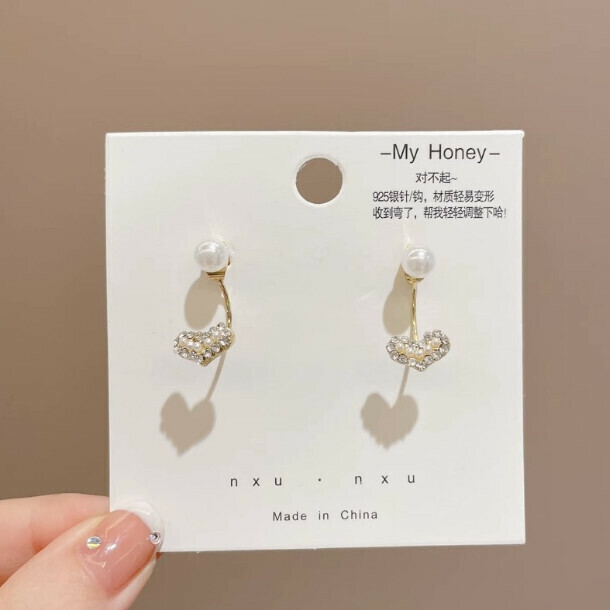 French fashion earrings and earrings earrings earrings (37# love earrings)