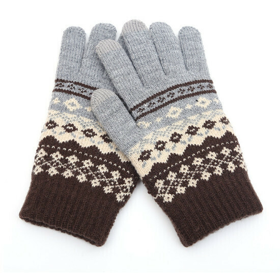 Warm finger gloves hand socks (grey)