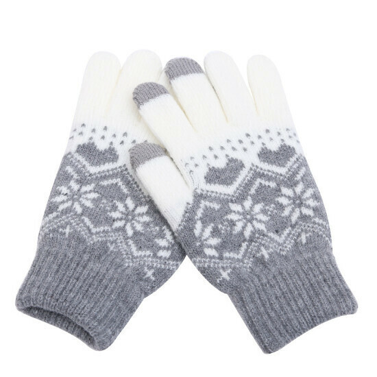 Women's Warm Glove Hand Socks (Grey)