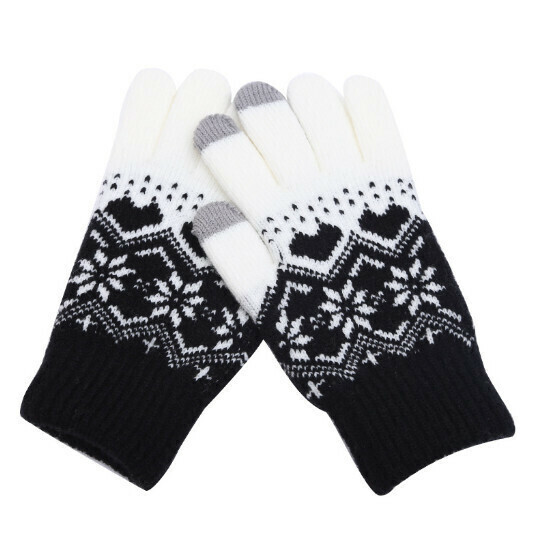 Women's Warm Glove Hand Socks (Black)
