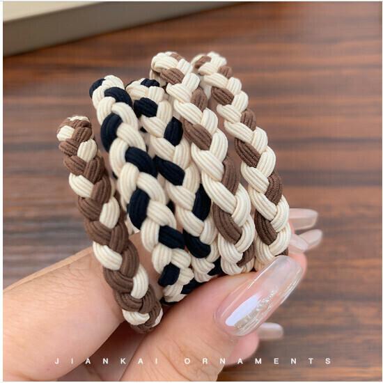 Horsetail headband rubber band hairrope headpiece (5 mixed colors)