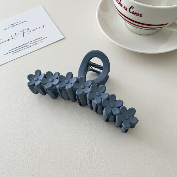 Large Gripper Shark Clip Hair Accessory (Color: 5# Dark Gray - About 13cm)