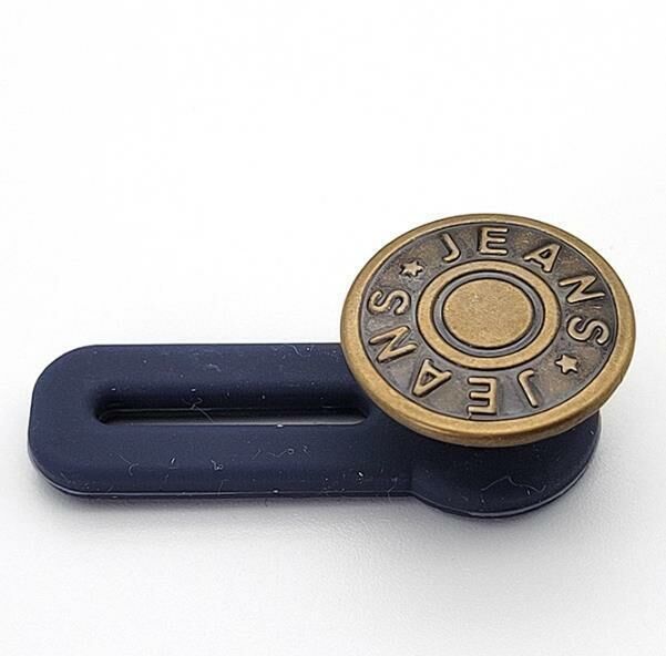 Seamless button expansion waist adjuster 