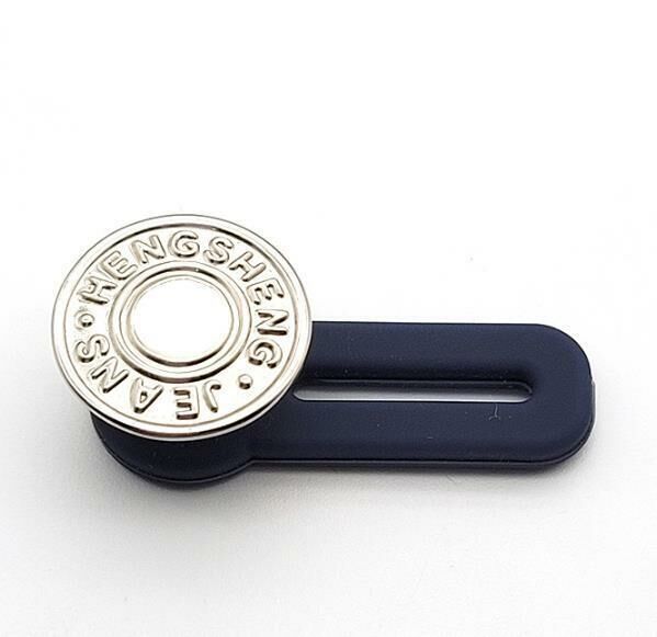 Seamless button expansion waist adjuster 