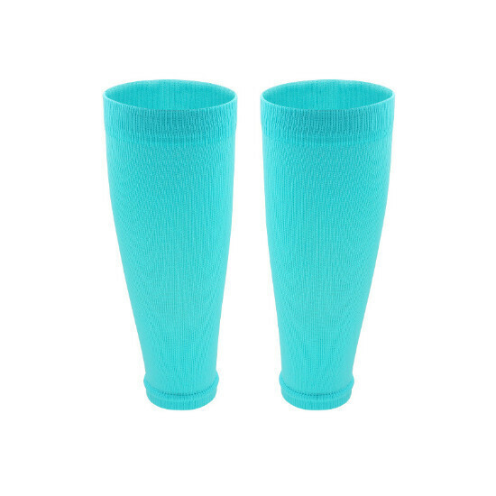 Soccer socks sports leg sleeve calf socks (lake blue)