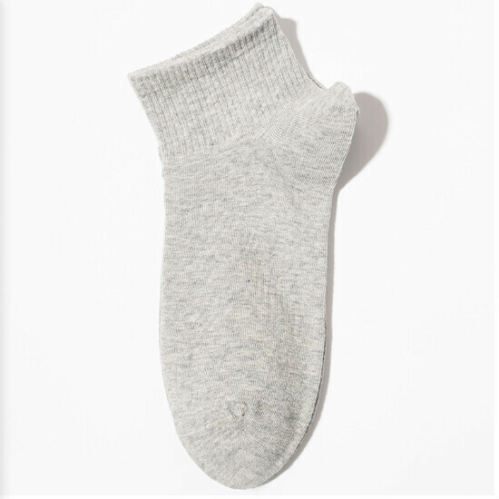 Men's socks sweat-absorbing cotton socks (light gray)