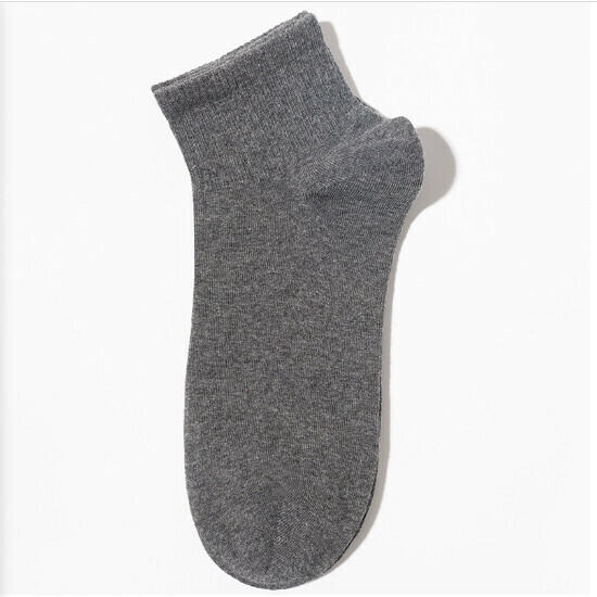 Men's socks sweat-absorbing cotton socks (dark gray)