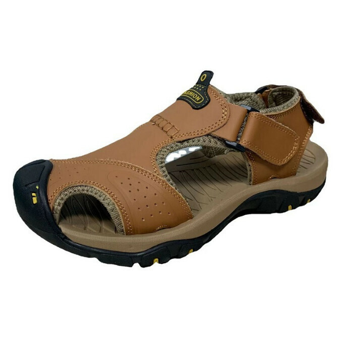 【Exhibit】Summer Baotou Sandals Men's (7238 Red Brown) [Size 42]