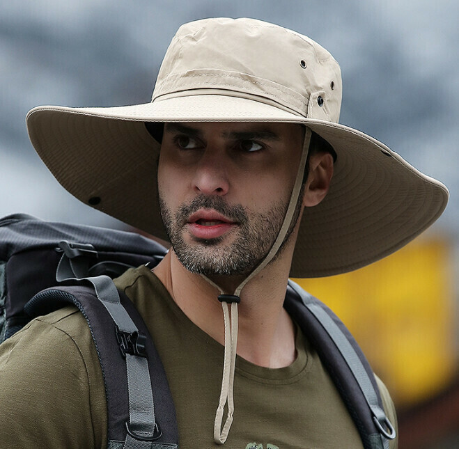 SUMMER SHADE BUCKET HAT (KHAKI-L:62CM)