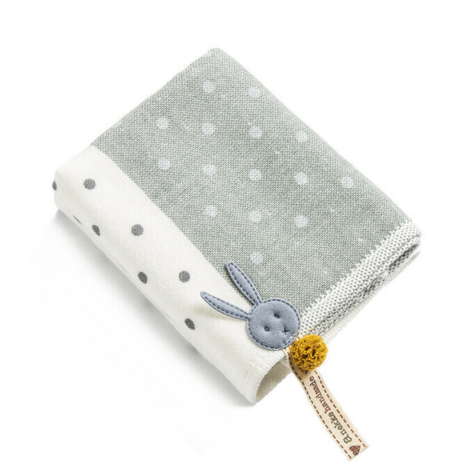 Children's cotton soft towel (gray 25*50cm)