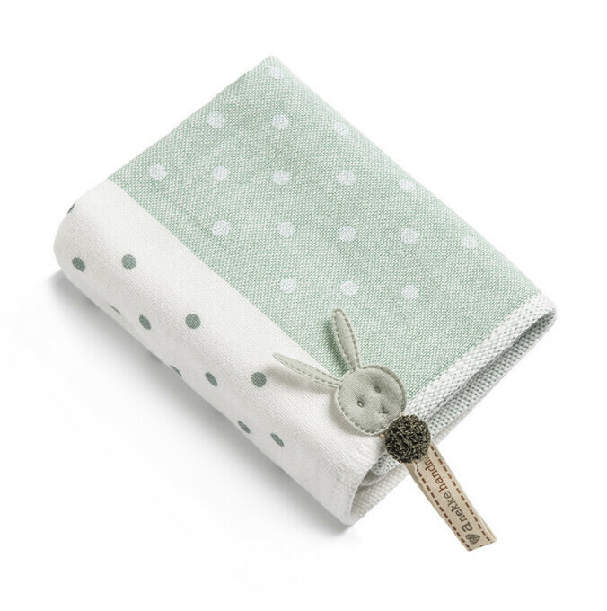 Children's cotton soft towel (green 25*50cm)