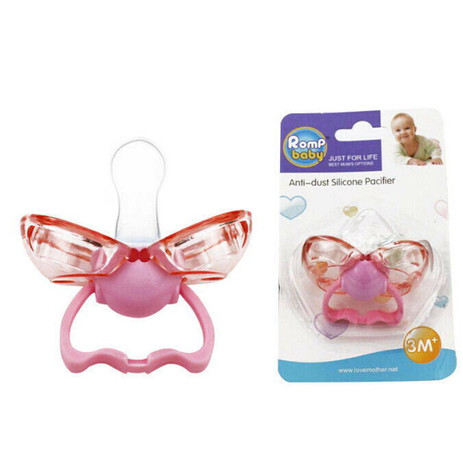 Thumb pacifier (pink flat tip)