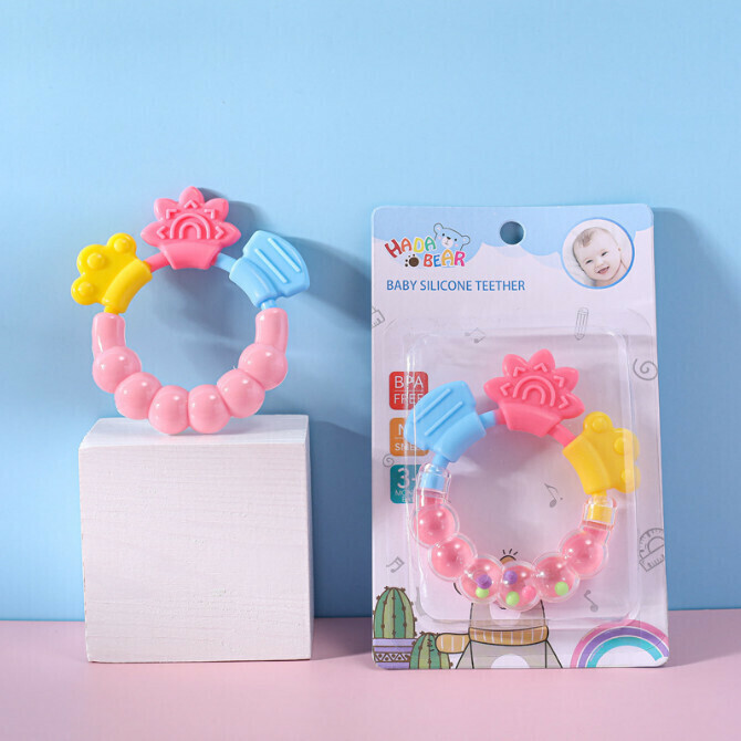 Baby Bell Teether Teether (Pink)