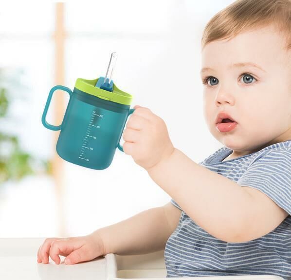 (Clear Sky Blue 250mL) children's cup Milk cup