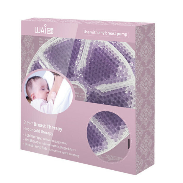 (1 box of hot and cold compresses (2 pieces) is randomly packed) Reusable cold compresses and hot compress bags for breastfeeding mothers
