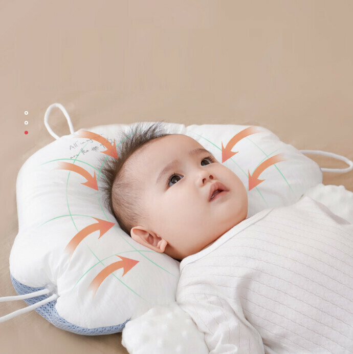 Baby Soothing Pillow (Winter and Summer Adjustable Pillow - Sapphire Blue)