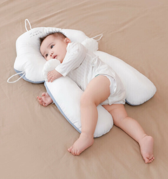 Baby Soothing Pillow (Winter and Summer Adjustable Soothing Pillow - Sapphire Blue)