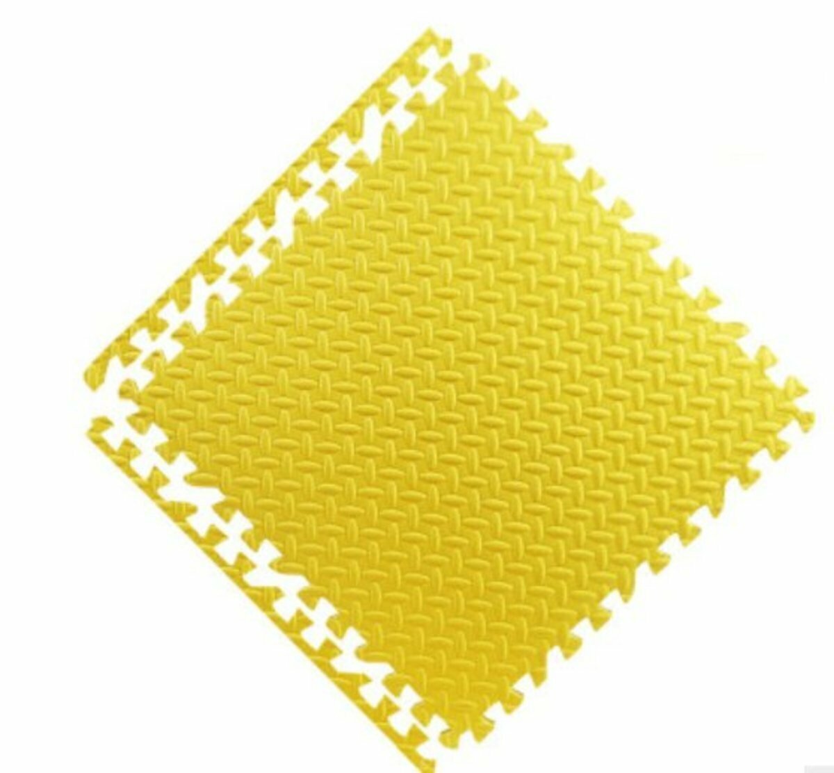 Multi-functional splicing children's play mat carpet (yellow 60cm*60cm*10mm cross-pattern)