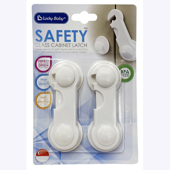 Children's drawer lock cabinet door fastener fastener (milky white)