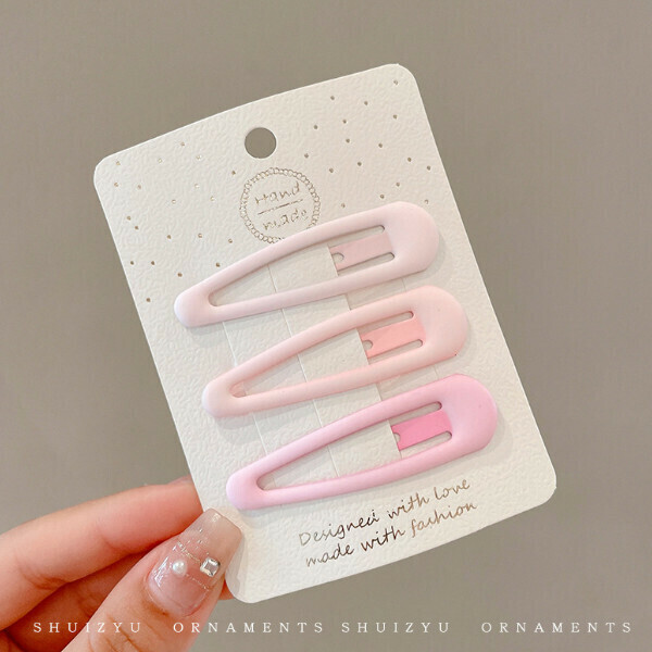 Children's Hair Clip Headwear Hair Accessory [2# Water Drop]