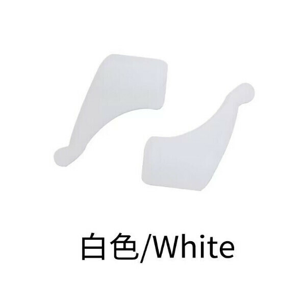 (1 pair) anti-slip silicone glasses ear hook (silicone white)