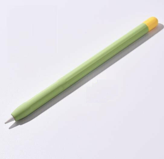 Silicone Protective Pen Case Stylus Contrast Silicone Protective Anti-Drop Pen Cover [XH-746-Matcha Green]