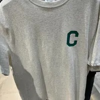 [S] COVERNAT C LOGO T-SHIRT,OATMEAL, CO2402ST10OT (SCN43)