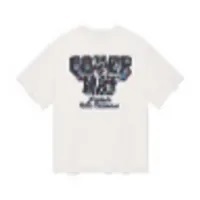 [S] COVERNAT CHECKERBOARD PLAY T-SHIRT,WHITE, CO2402ST28WH (SCN44)