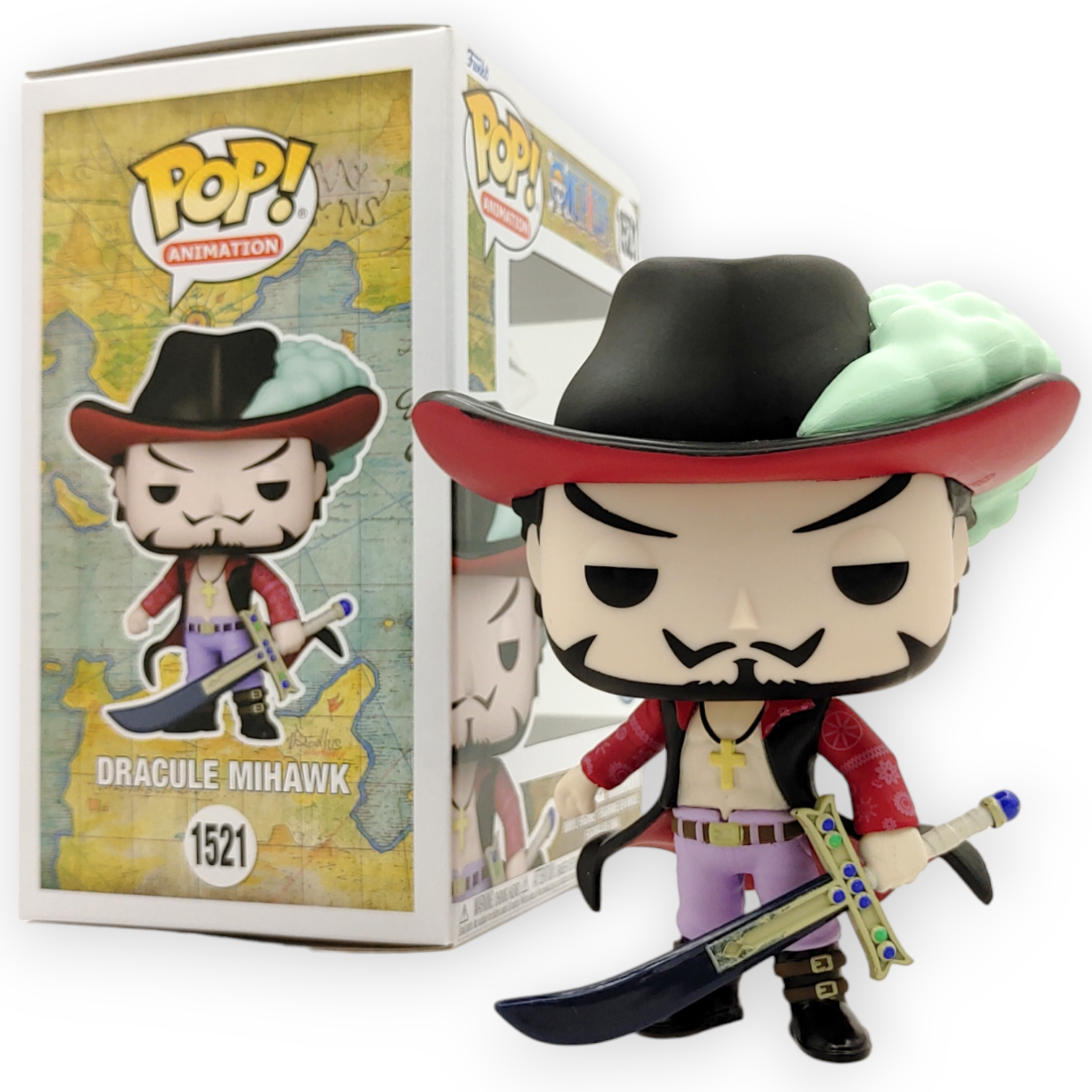 FUNKO POP <One Piece海賊王>"鷹眼"朱洛基爾·米霍克-No.1521