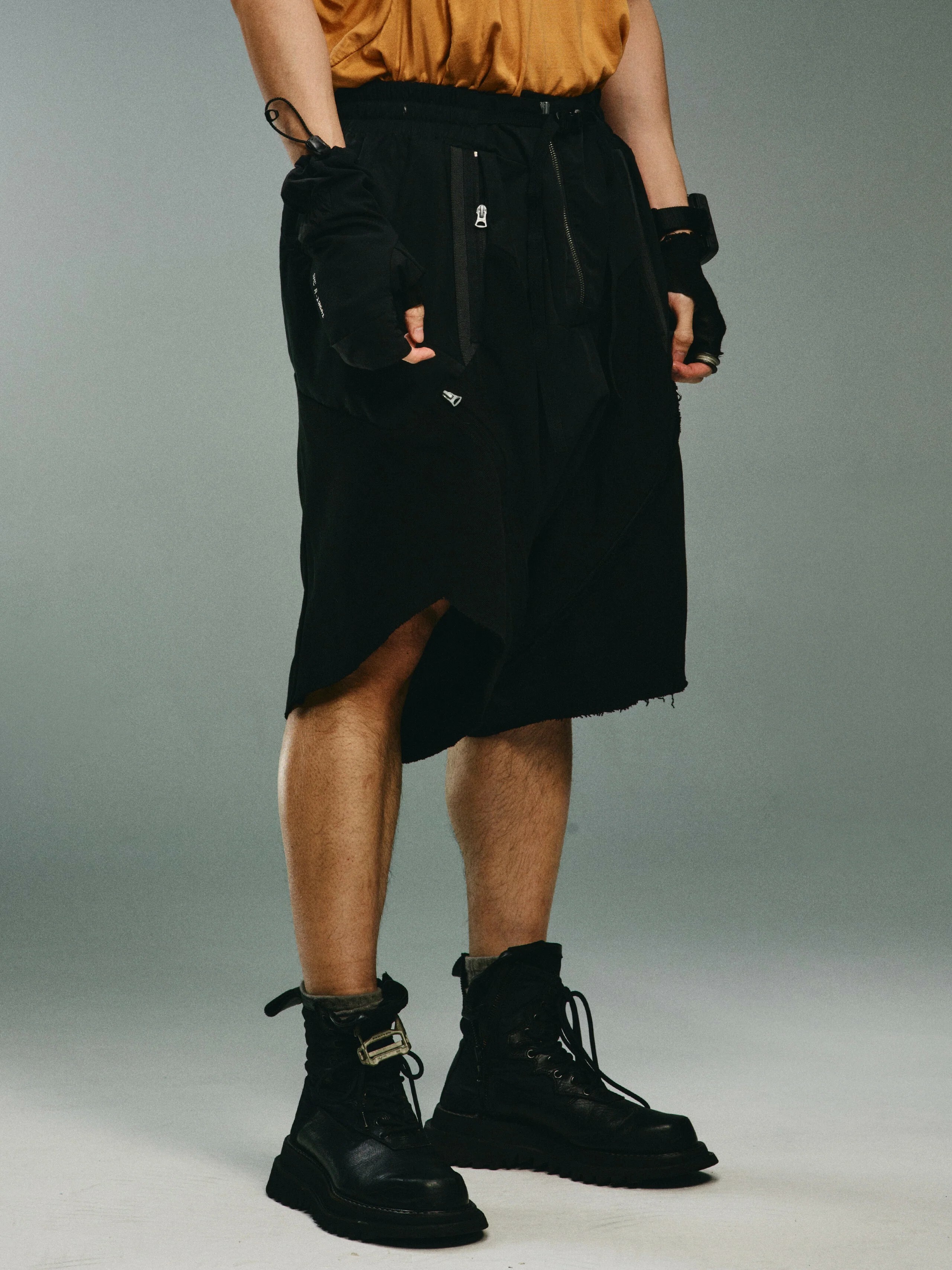 【Focus Store】現貨 Hamcus SS24 DUSZEN AS / SEEKER APPRENTICE SHORTS 短褲 黑色 UM01224-1 BK