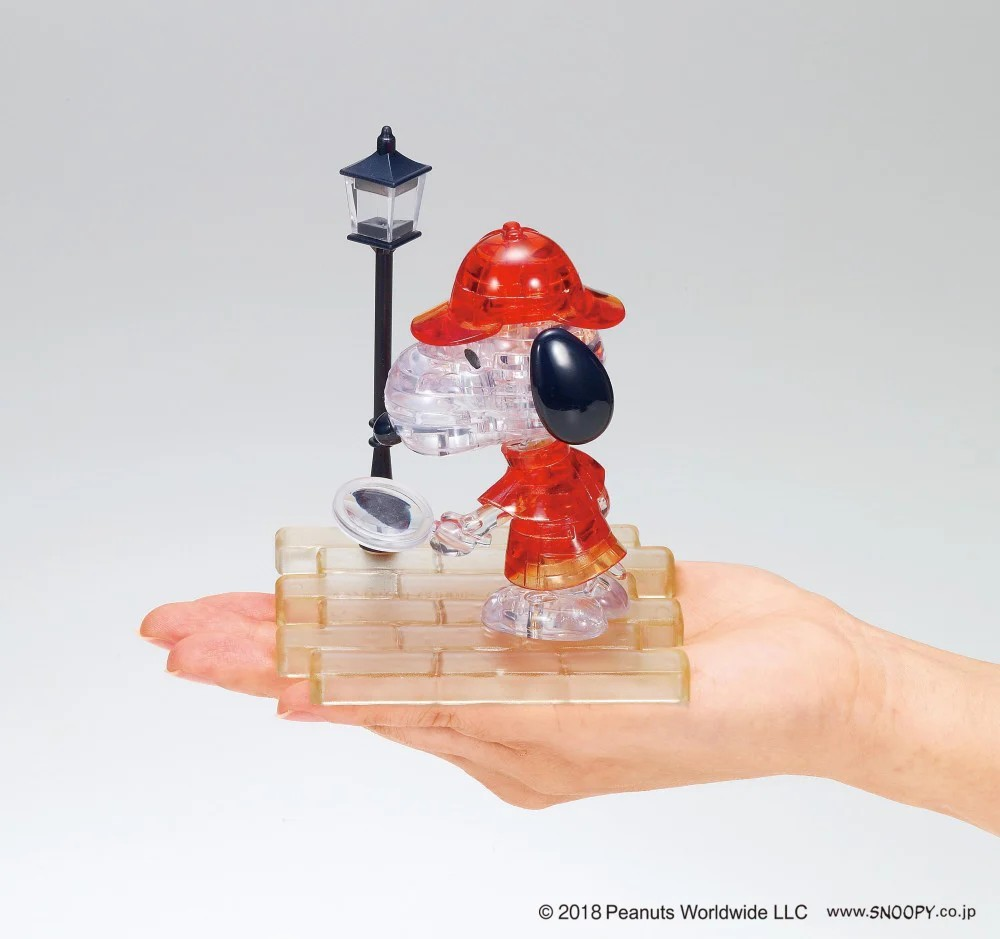 史努比偵探 (立體水晶)