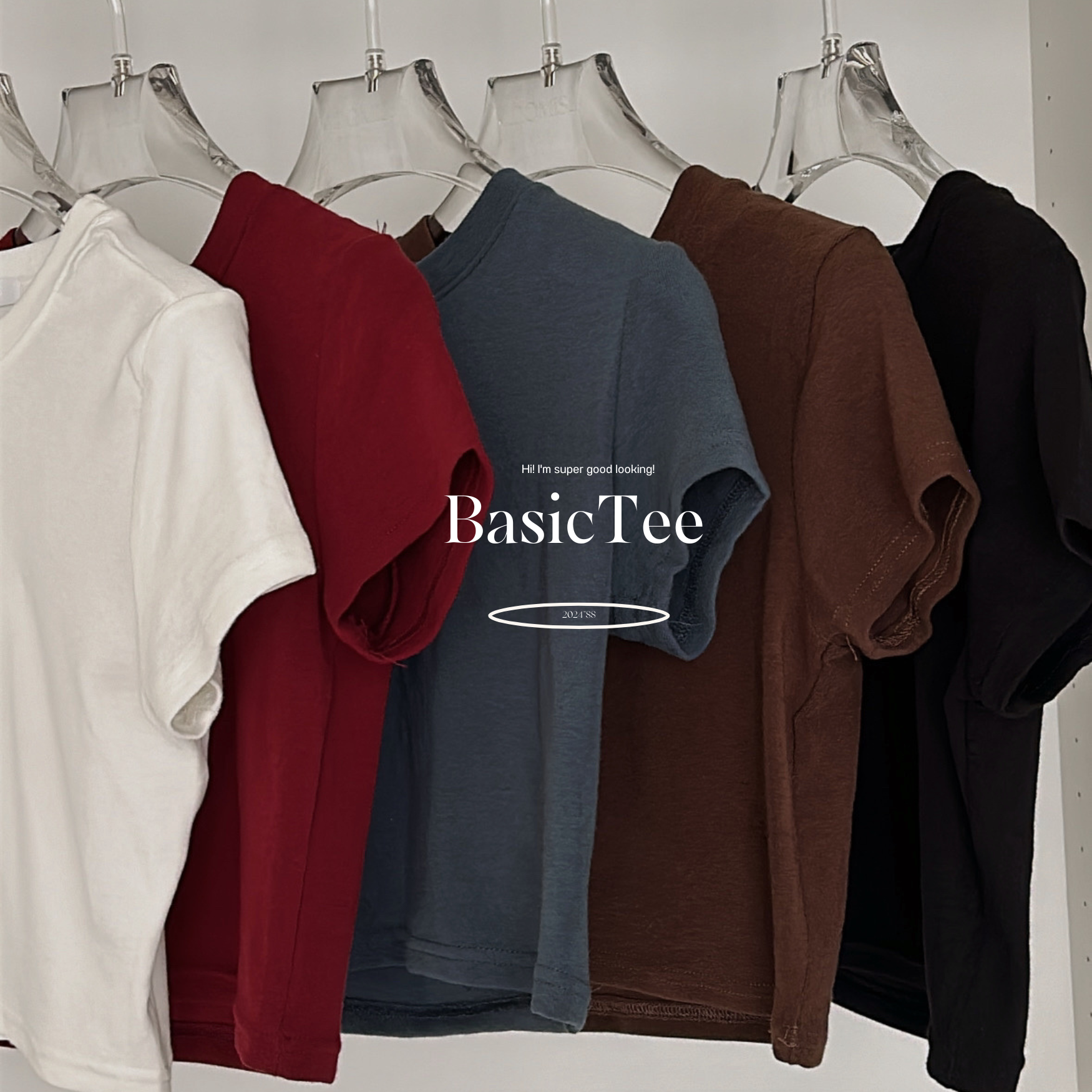 【DOMISS自訂】百搭超軟Q! 短袖圓領上衣-5色 上衣 T恤 短袖上衣 短版 (現貨)