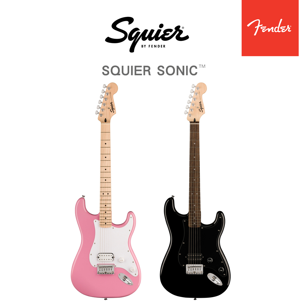 Fender Squier Sonic Stratocaster Maple 雙 電吉他 固定搖座 FLP