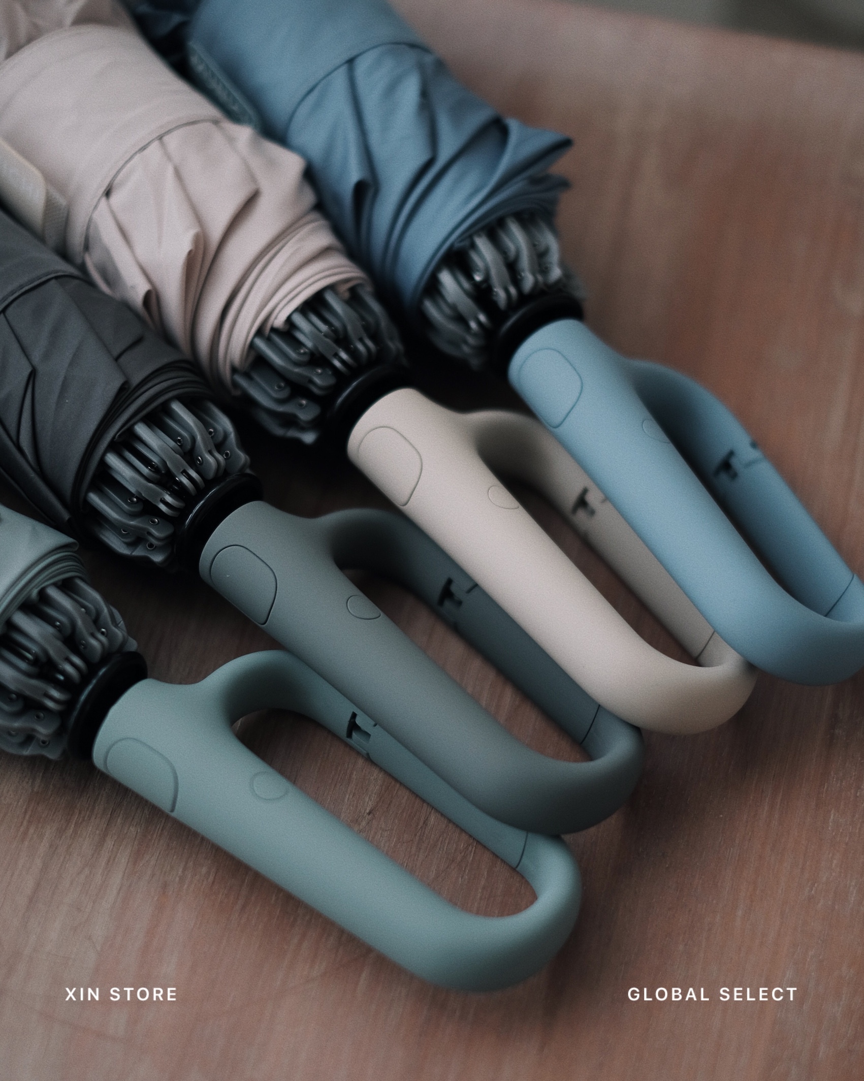 <梅雨季必備☔>Munichi 沐尼黑 環扣 反向 自動 勾勾傘 雨傘