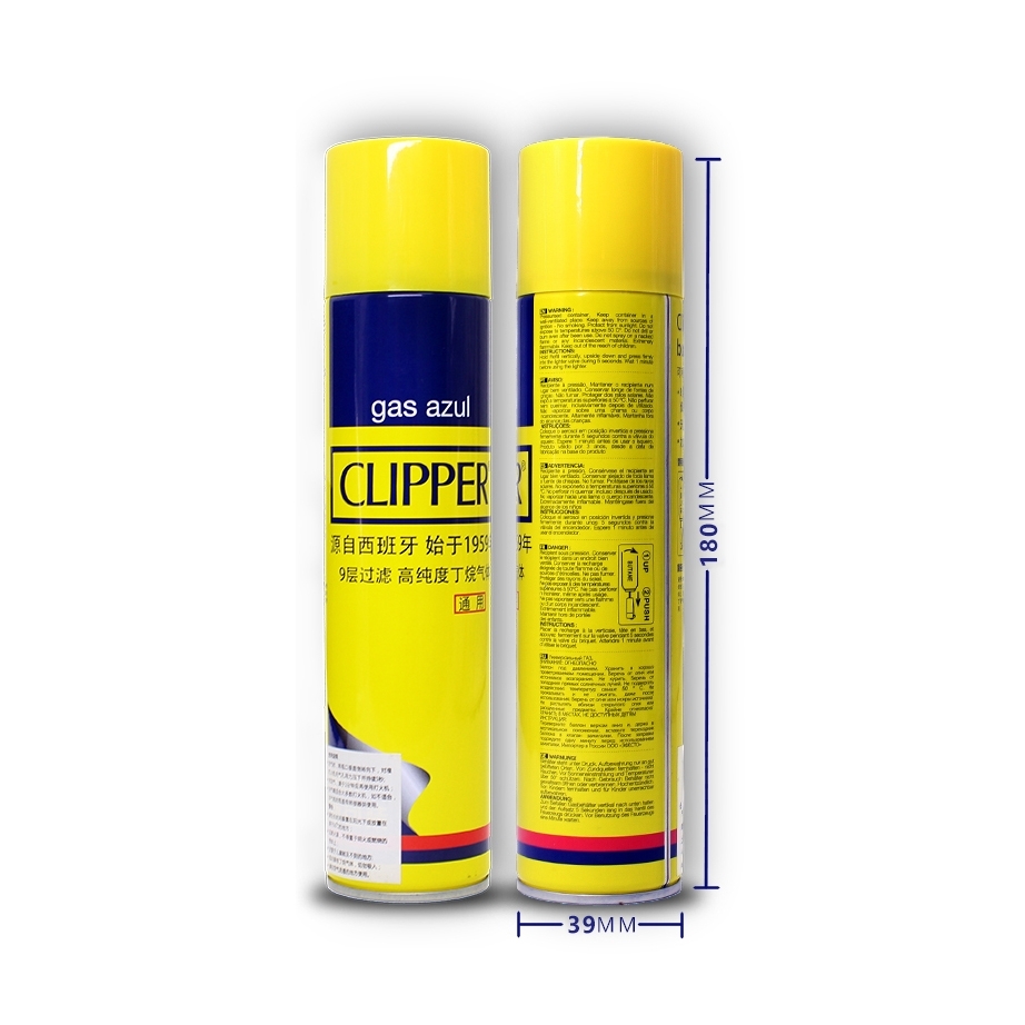 【CLIPPER】充氣式打火機專用 丁烷氣體300ml